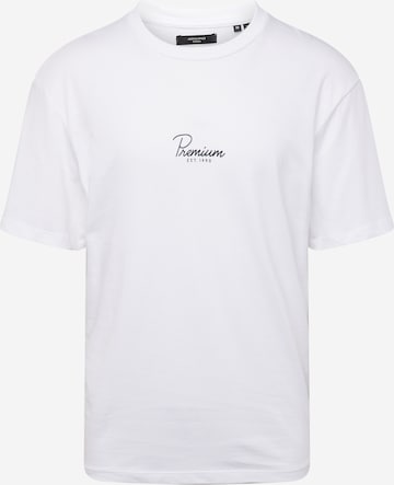 JACK & JONES Koszulka 'TOBI' w kolorze biały: przód