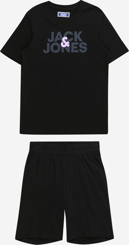 Jack & Jones Junior - Fato de jogging 'ULA' em preto: frente