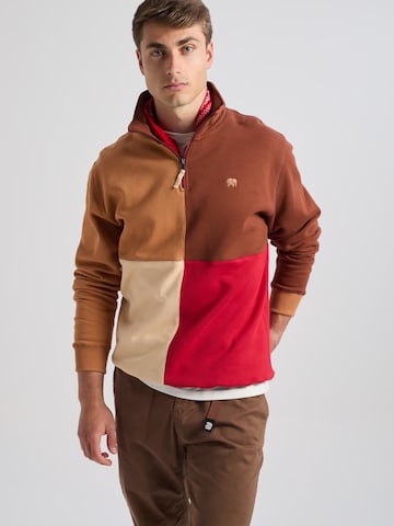 Trendsplant Bluza rozpinana w kolorze brązowy: przód