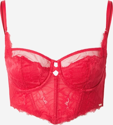 Dorina Bustier BH in Rood: voorkant