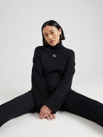 Calvin Klein Jeans Kardigan w kolorze czarny: przód