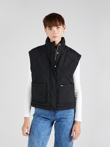 Gilet 'DIAMOND' Tommy Jeans en noir : devant