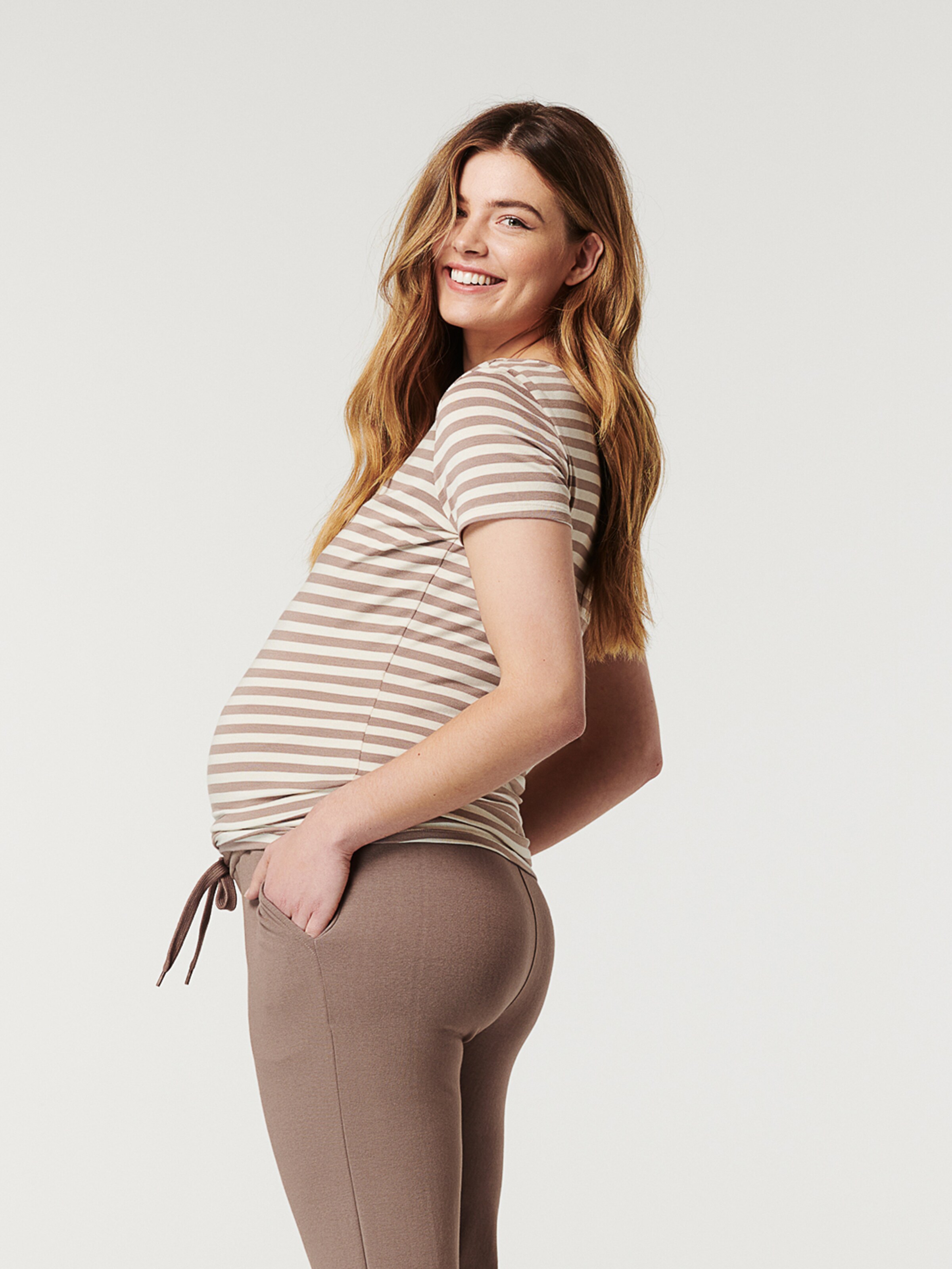 Frauen Shirts & Tops Noppies Shirt 'Holley' in Hellbeige, Mokka - XE03264 Frauen Shirts & Tops Noppies Shirt 'Holley' in Hellbeige, Mokka - XE03264