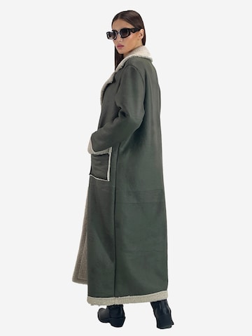 Elara Overgangsfrakke i grøn