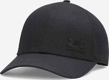 UNDER ARMOUR Athletic Cap 'AV Low' in Black: front