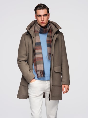 Ombre Winter coat 'OM-COWC-0132' in Brown