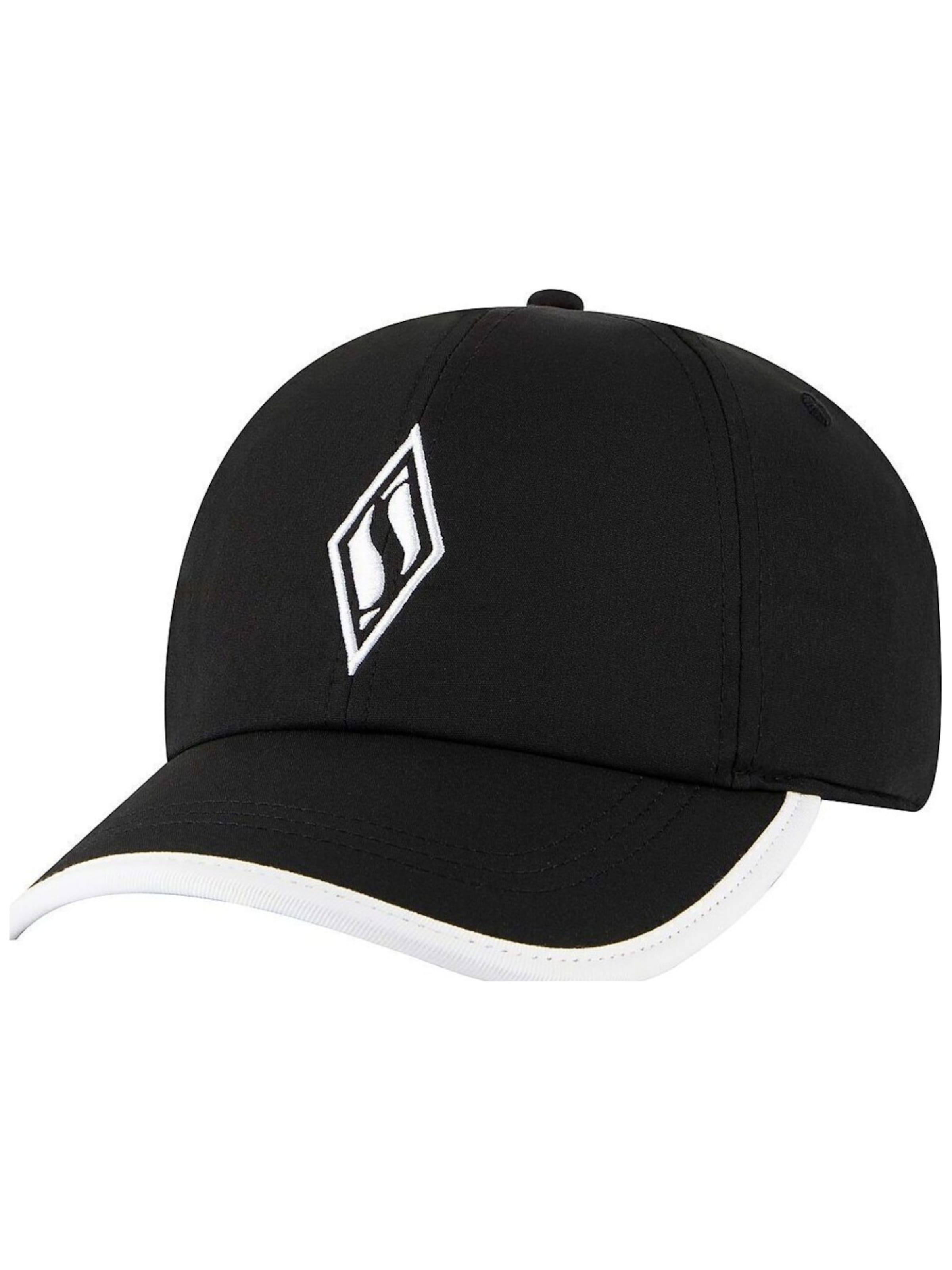SKECHERS Sportcap 'Skechers Skechweave Diamond Colorblocked Hat'‌‌‌‌‌‌‌ in Schwarz: Vorderseite