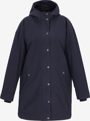 zils DreiMaster Vintage Starpsezonu mētelis: no priekšpuses