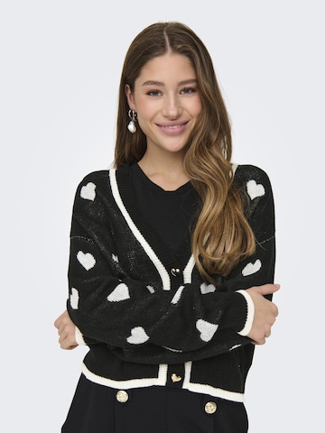 JDY Knit cardigan 'Romance' in Black