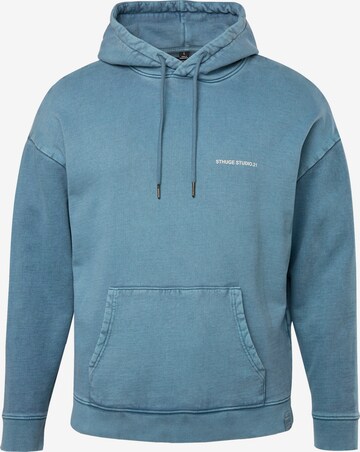 STHUGE Sweatshirt in Blauw: voorkant