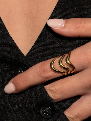 hiBALI Ring 'Layer Ring'‌‌‌‌‌‌‌‌ in Gold