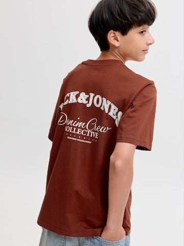 Jack & Jones Junior Tričko 'JJEBRANDES' - Hnedá: predná strana
