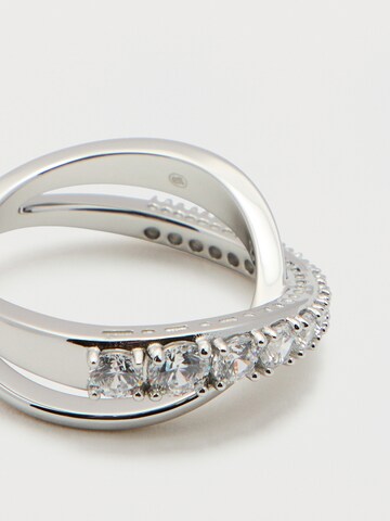 SwarovskiPrsten - srebro boja