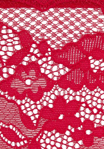 PETITE FLEUR GOLD Thong in Red