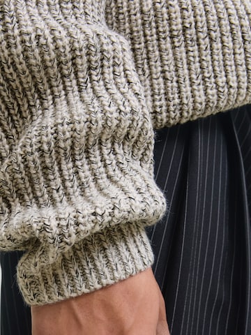 JACK & JONES Pullover 'JORBLEECKER' in Beige