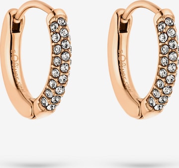 s.Oliver Earrings in Red: front