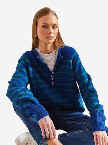 Bianco Lucci Sweater in Mixed colours: front