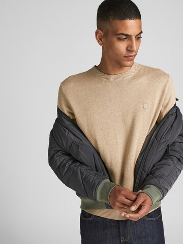 JACK & JONES Sweater 'RAY' in Beige