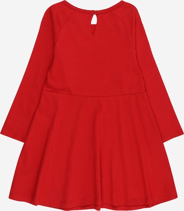 GAP Dress 'V-FRCH LOGO DRS' in Red