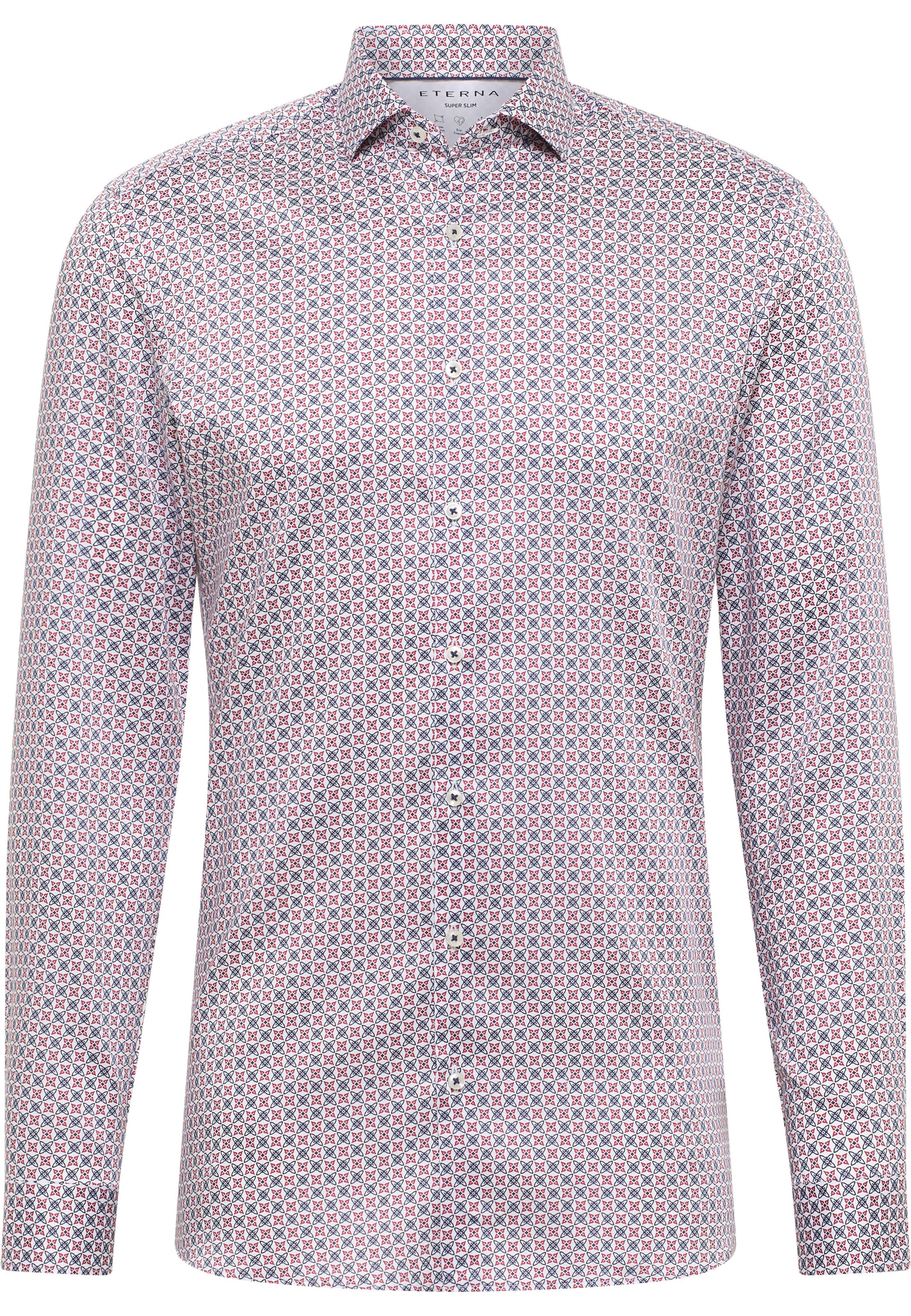 ETERNA Super Slim Fit Business shirt in White: front