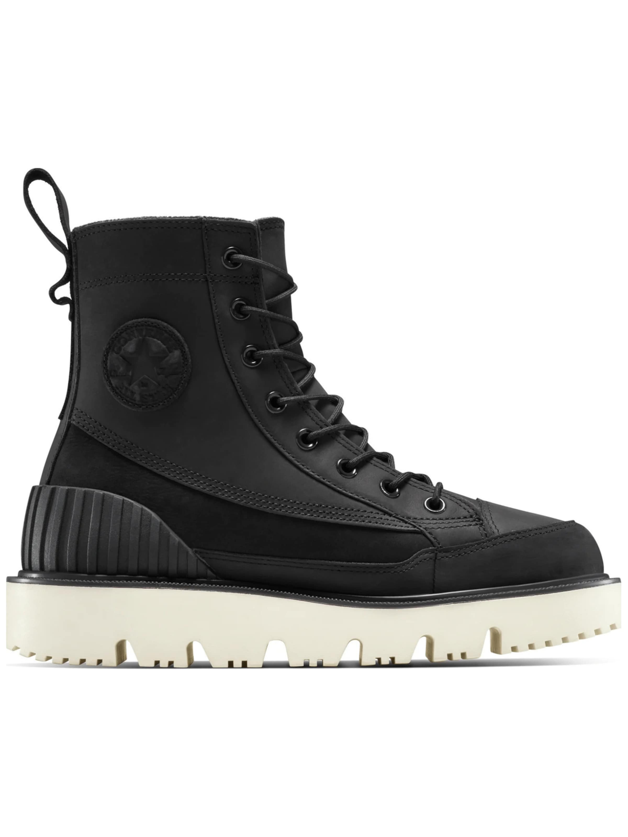 CONVERSE - Zapatillas deportivas altas en negro: frente