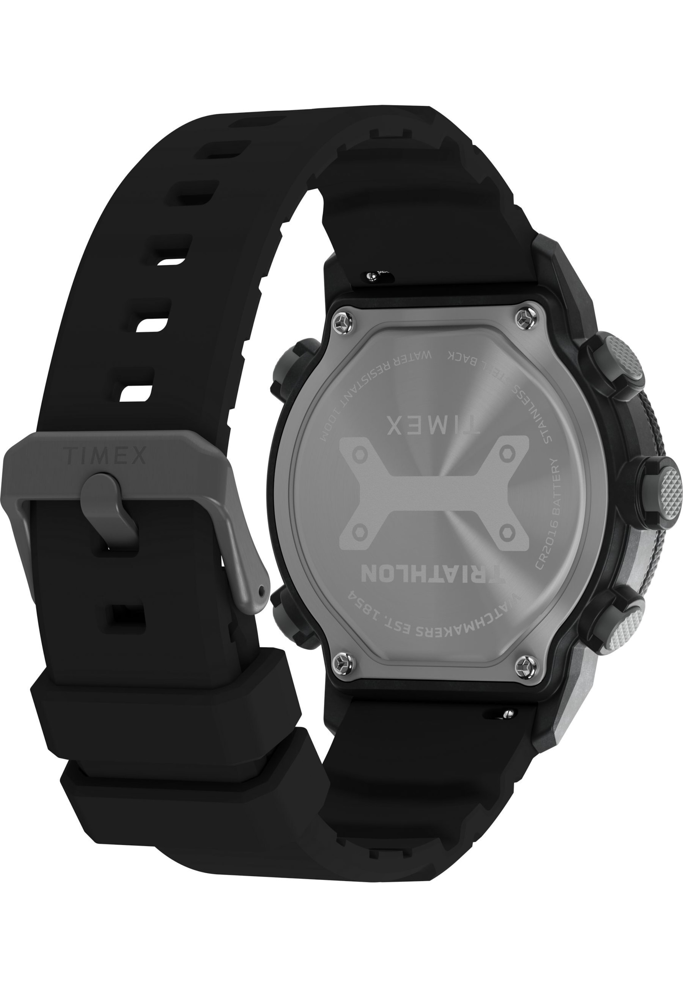 Orologio digitale 'Triathlon 200 Lap' di TIMEX in nero