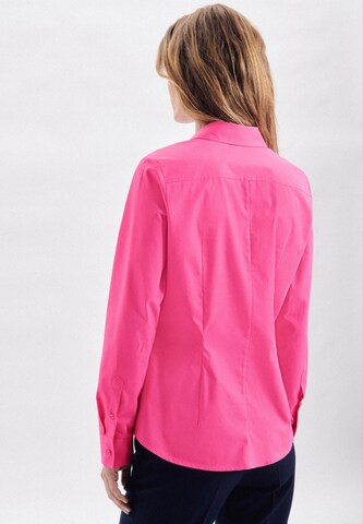 SEIDENSTICKER Blouse 'Schwarze Rose' in Roze