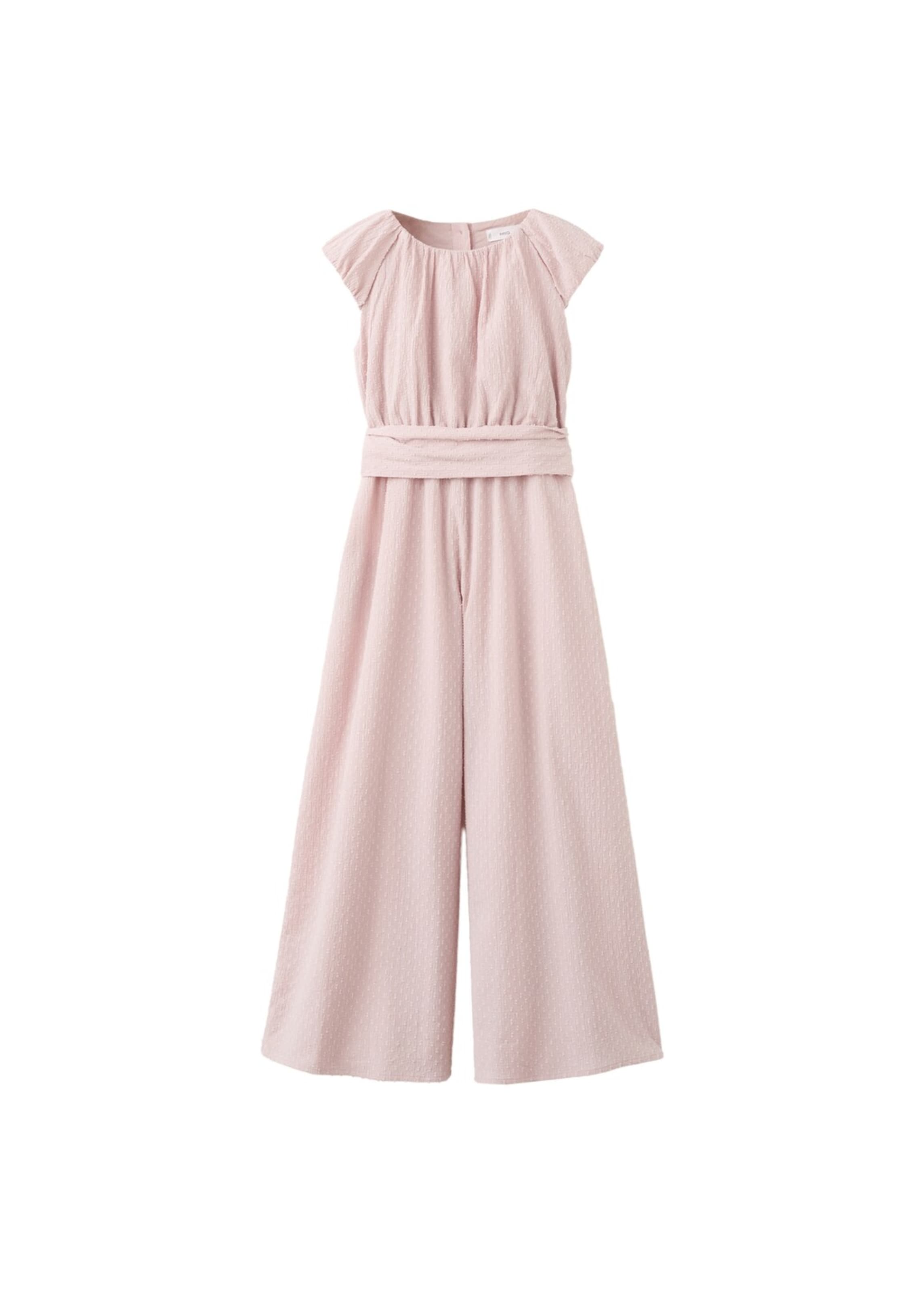 MANGO KIDS Dungarees 'Alma' in Pink: front