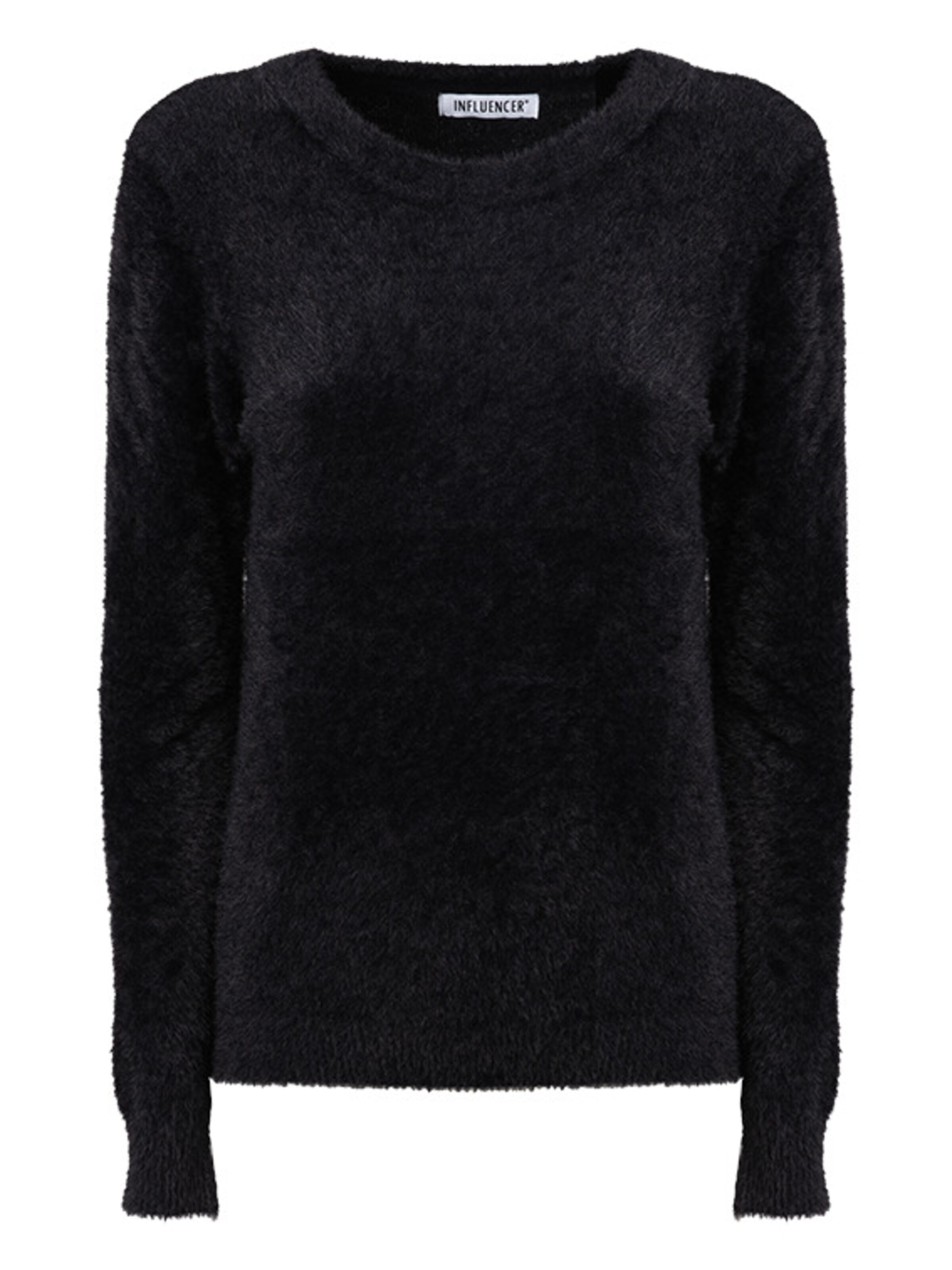 Influencer Tröja i svart: framsida