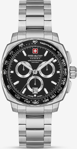 SWISS MILITARY HANOWA Quarzuhr 'Speedwell' in Schwarz: Vorderseite