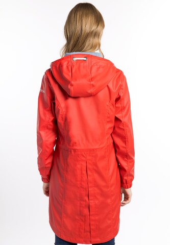 Schmuddelwedda Toiminnallinen pitkä takki värissä punainen
