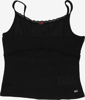 Tommy Jeans Top S in Schwarz: Vorderseite
