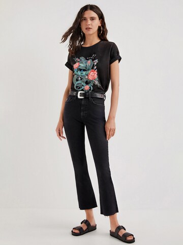 Desigual T-Shirt 'Yuba' in Schwarz