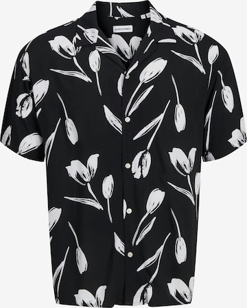 JACK & JONES Рубашка 'JJEJEFF CHARGE' в Черный: спереди