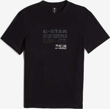 G-STAR T-Shirt in Schwarz: Vorderseite