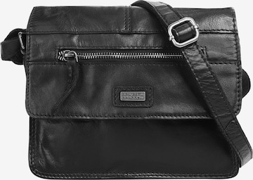 Spikes & Sparrow - Bolso de hombro en negro: frente