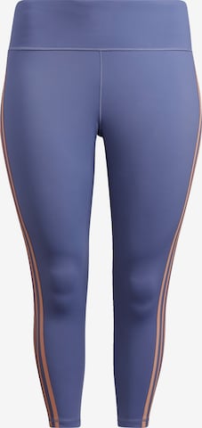 ADIDAS PERFORMANCE Športové nohavice - fialová: predná strana