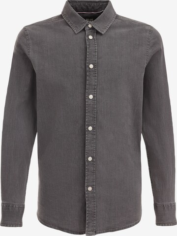 Coupe regular Chemise WE Fashion en gris : devant