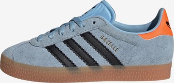 Sneaker 'Gazelle' de la ADIDAS ORIGINALS pe albastru: față