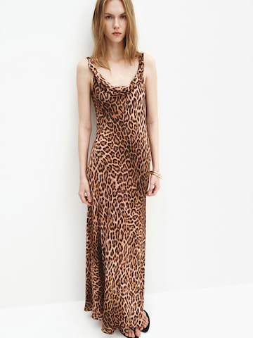 MANGO Iltapuku 'Leoni' värissä beige: etupuoli