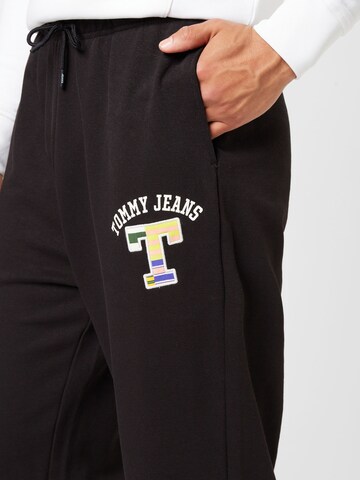 Tommy Jeans Tapered Hose in Schwarz