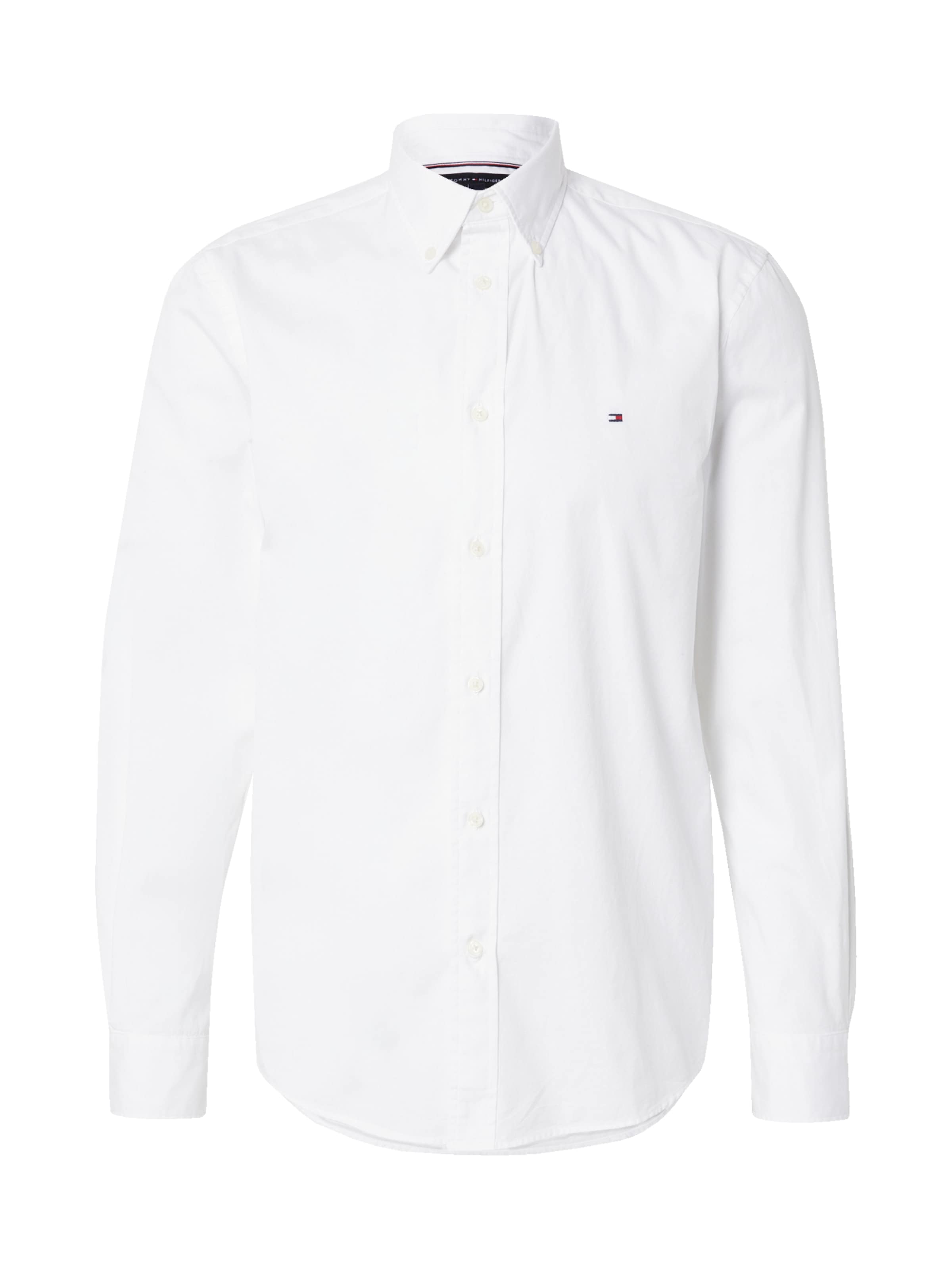 TOMMY HILFIGER Regular fit Button Up Shirt &#x27;Flex&#x27; in White: front