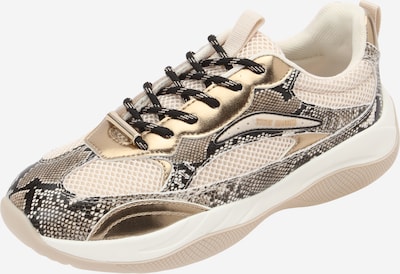 STEVE MADDEN Matalavartiset tennarit 'Premio-E' värissä beige / kulta / musta, Tuotenäkymä