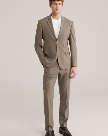 WE Fashion Слим Пиджак в Серый