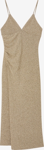 Pull&Bear Dress in Gold: front