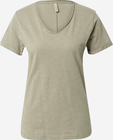 Soyaconcept - Camiseta 'BABETTE' en verde: frente