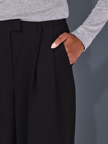 Next Wide leg Pantalon in Zwart