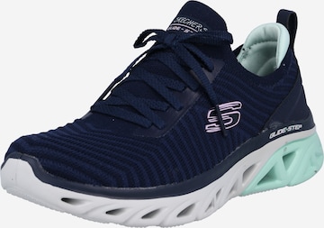 SKECHERS Nizke superge | modra barva: sprednja stran