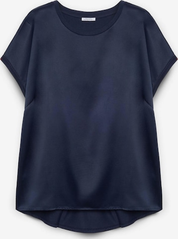 Chemisier Fiorella Rubino en bleu : devant