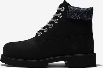 TIMBERLAND Lace-Up Boots '6 In Premium' in Black: front